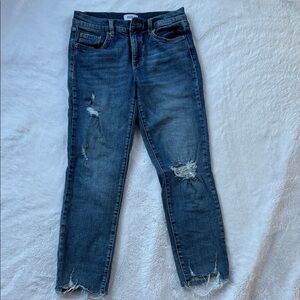 Pistola Distressed Ankle Jeans size 28